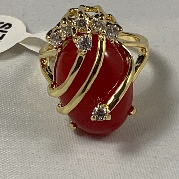 Red Jade Inlay - Picture 3 of 3